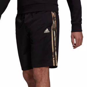 Adidas Primegreen shorts camo trim 3 stripes Large
